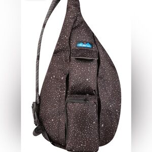 KAVU Original Rope Sling Pack with Adjustable Rope Shoulder Strap, Night Watch